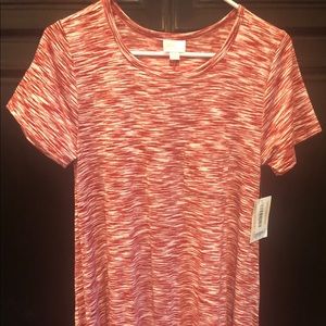 LuLaRoe short-sleeve, high-low hem dress (Carly)